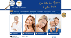 Desktop Screenshot of hautarzt-dr-thomas.com